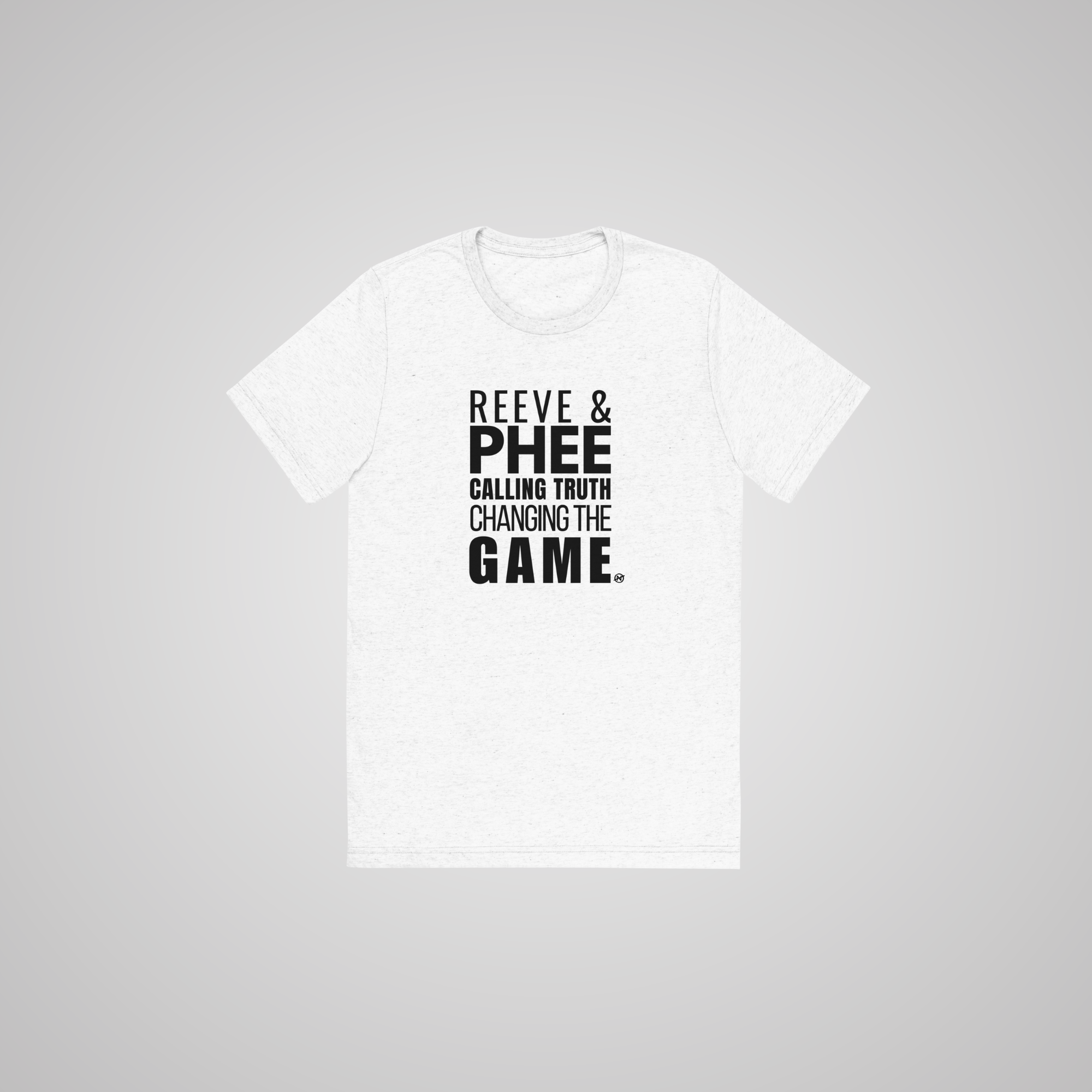 A white unisex T-shirt with bold black lettering that reads “REEVE & PHEE: CALLING TRUTH, CHANGING THE GAME.” Designed by No Assumptions Apparel, this shirt stands in solidarity with WNBA coach Cheryl Reeve and player Napheesa Collier, honoring women who speak truth to power and challenge injustice in sports leadership. The design embodies strength, equity, and activism — merging sport and social justice into a wearable statement.