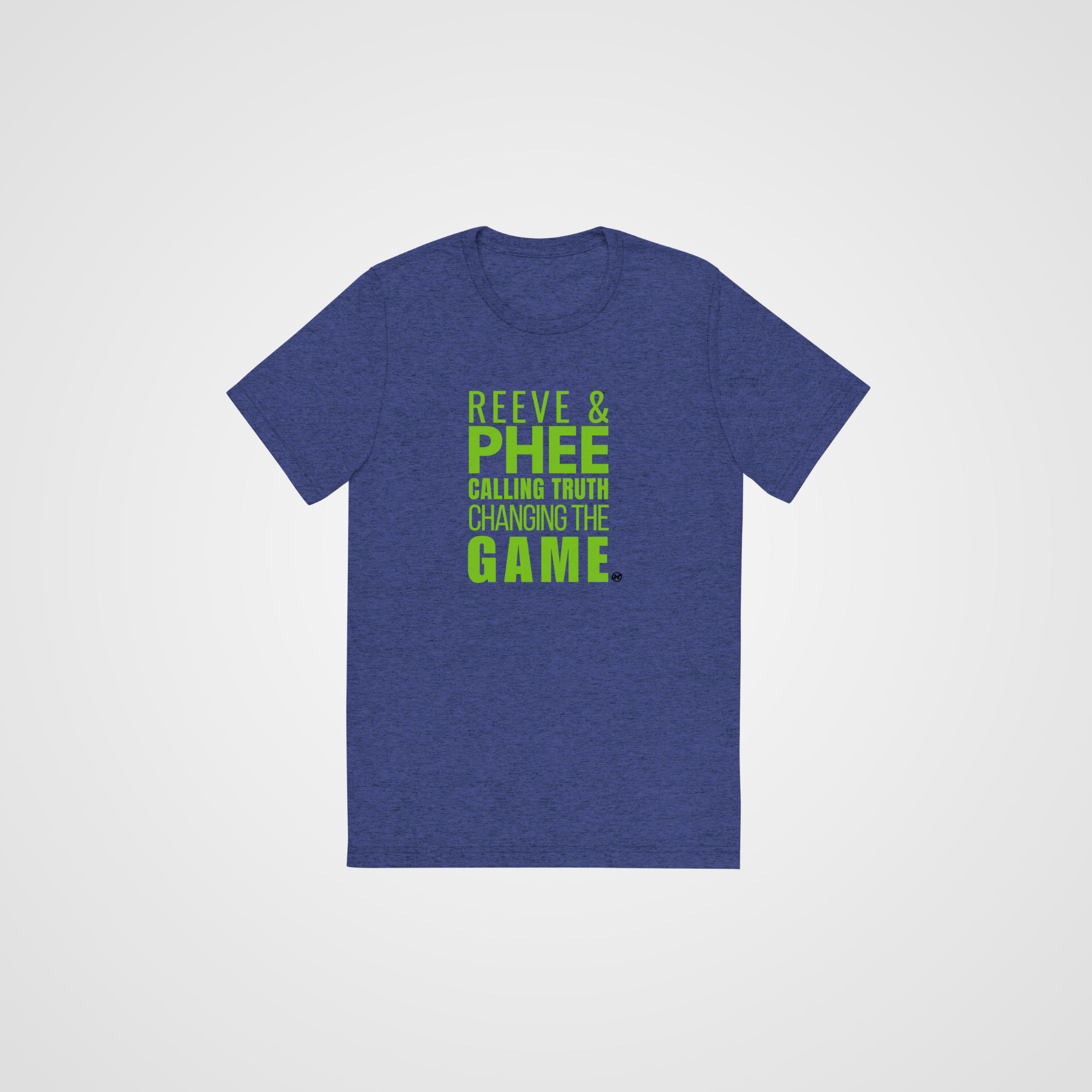 A blue unisex T-shirt with bold MN Lynx Green lettering that reads “REEVE & PHEE: CALLING TRUTH, CHANGING THE GAME.” Designed by No Assumptions Apparel, this shirt stands in solidarity with WNBA coach Cheryl Reeve and player Napheesa Collier, honoring women who speak truth to power and challenge injustice in sports leadership. The design embodies strength, equity, and activism — merging sport and social justice into a wearable statement.